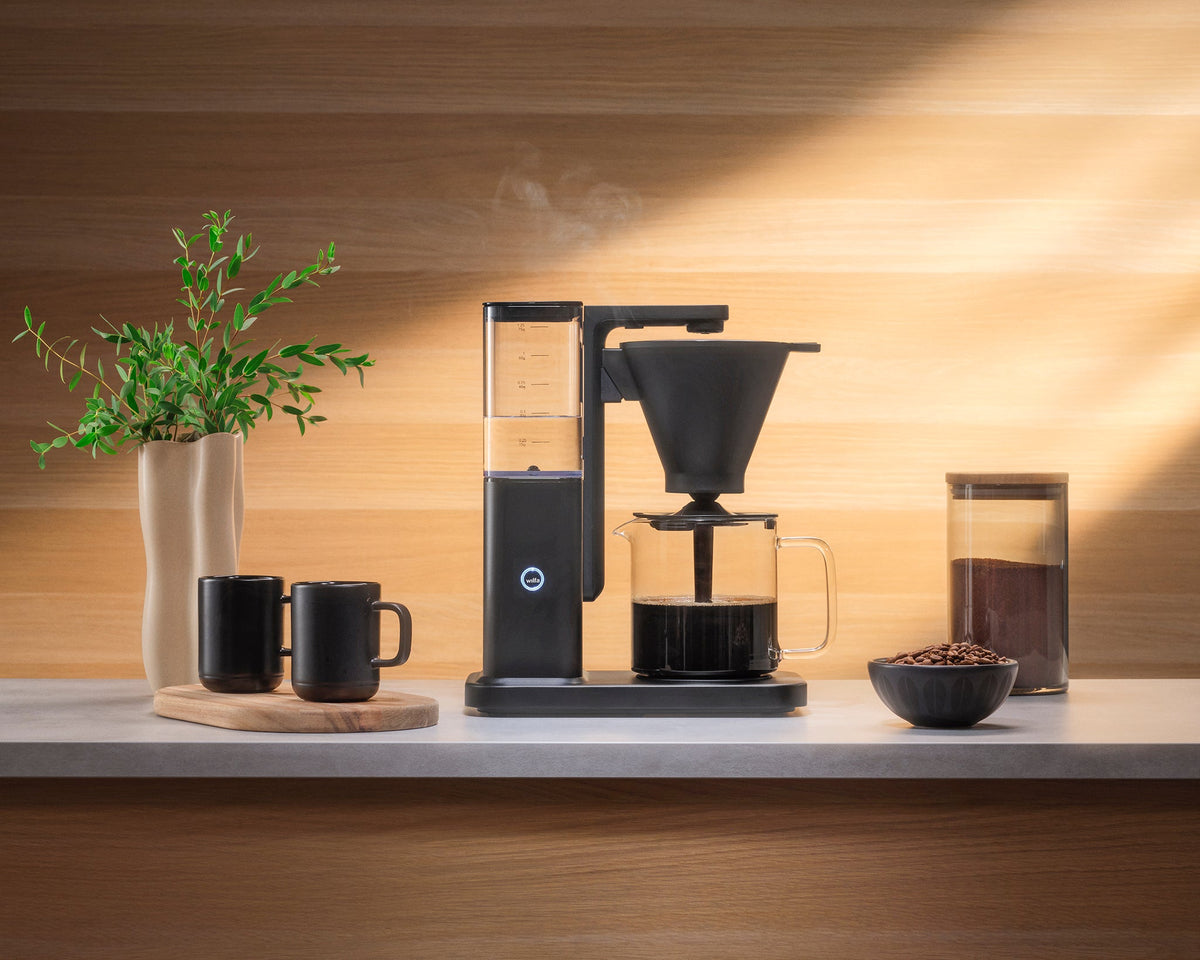 Wilfa Zense coffee maker in a kitchen setting