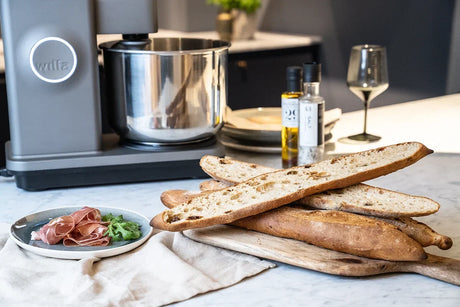 Crisp and soft baguettes